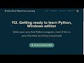 Getting ready to learn Python, Windows edition #4: Installing and running Python