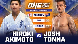 Kyokushin Karate Legend vs. Kickboxing Star | Akimoto vs. Tonna