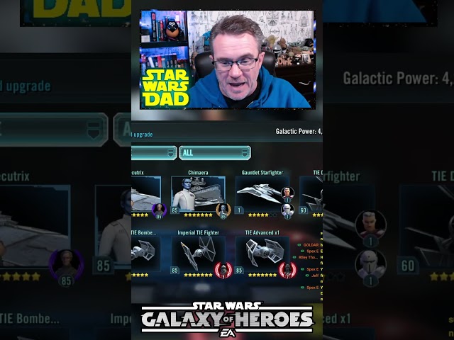 Star Wars Galaxy Of Heroes Work On Your Fleets Swgoh Starwars