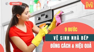 9 mẹo vệ sinh nhà bếp đúng cách \u0026 hiệu quả ít người biết | Mẹo Vặt Cuộc Sống