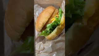 【コストコ】フードコート新作✨エビカツバーガー🍔食べてみた💕意外とさっぱりしていた😊 Japan's Costco food court new shrimp cutlet burger🍔