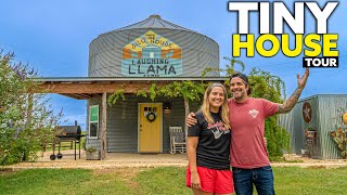 Amazing Grain Bin TINY HOUSE: Full Tour