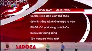 VTV3 - Giới thiệu chương trình buổi sáng (05h58, 01/06/2014 - không đầy đủ)