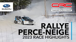 2023 Rallye Perce-Neige - Race Highlights | Canadian Rally Championship (CRC)