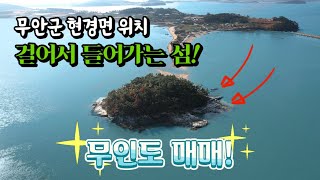 [전남토지매매] 매물번호#36 걸어서 들어가는 섬! 무안군 현경면 용정리 시골땅 촌땅 무인도 매매