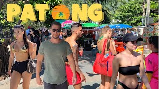 【🇹🇭 4K】Phuket 2022 Patong Beach Friendly, Beautiful and Stylish People in Patong - Walking