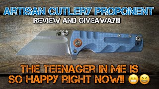 Artisan Cutlery Proponent - Review and Giveaway of a big beast of an EDC knife!!