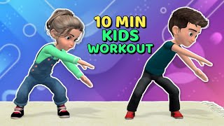 10 Min At Home P E Exercise Video Workout For Kids Videos For Kids