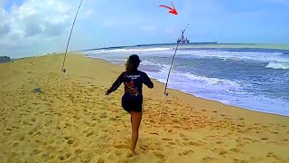 Quase revelei essa pescaria não deveria ter acontecido melhor isca pra sua pesca de praia