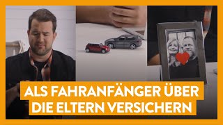 Sparen als Fahranfänger – Kfz über Eltern mitversichern