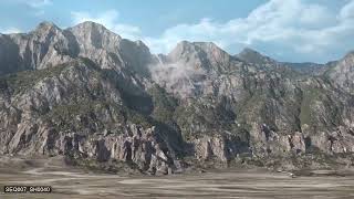 Zanclean flood 3D render by InTheBox - from "Cataclysmes, les grandes régulateurs"
