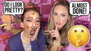 PRANKING KALLI WITH THE WORST MAKEOVER EVER! 🤫🤬