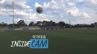 INSIDECAM 기성용의 롱패스를 직접 눈으로 받아보세요! 놀람주의!