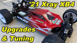 '21 Xray XB4 upgrades and tuning adjustments