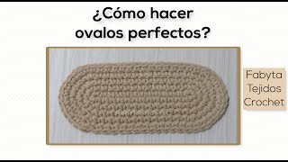¿Cómo hacer ovalos perfectos en crochet?