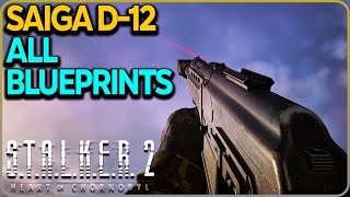 All Saiga D-12 Blueprints Locations Stalker 2