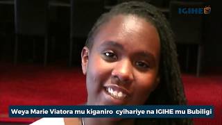 Weya Marie Viatora mu kiganiro  cyihariye na IGIHE mu Bubiligi