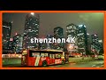 Shenzhen china |Walking on the streets of Shenzhen at night 4K ASMR