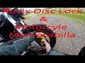 Kovix disc lock review & motorbike memorbilla