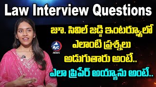 Junior Civil Judge Deeksha Battu about Law Interview Questions | JCJ | LLB Interview Questions | Mic