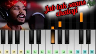 jab tak saans chalegi - piano cover - Sawai bhatt - #Bansipiano