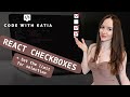 How to get multiple checkbox values in React JS, set the min and max selection limits for checkboxes