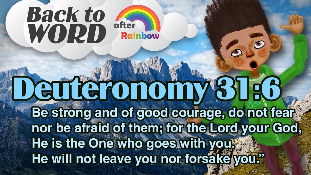 Deuteronomy 31:6 ★ Bible Verse | Bible Study For Kids - YouTube