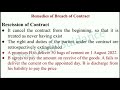 breach of contract remedies for breach of contract indian contract act