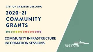 Community Infrastructure Grant Information Session