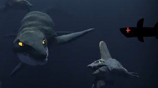 Mosasaurus \u0026 spinosaurus pack vs megalodon (sticknodes animation) meg 2018 vs Jurassic World rebirth