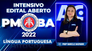 Concurso PM BA 2022 - Intensivo Edital Aberto - Língua Portuguesa - Black Friday AlfaCon