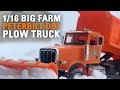 1/16 Peterbilt DOT Toy Plow Truck by Ertl Big Farm