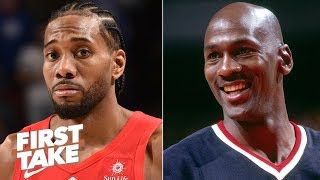 Comparing Kawhi to MJ is ridiculous because Kobe is a replica of Jordan - Max Kellerman | First Take