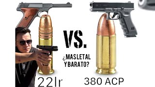 .22LR VS 380 ACP¿Cual es MEJOR?/Pruebas REALES/ArmasM\u0026S