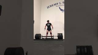 14 YEAR OLD DEADLIFT RECORD 425LB/193KG