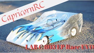 My first 1/8th electric on road foam car! Capricorn C803 LAB EP