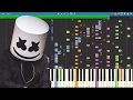 IMPOSSIBLE REMIX - Keep It Mello - Marshmello - Piano Cover