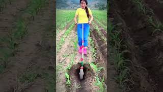 farmer's creative tool for loosening the soil #shorts