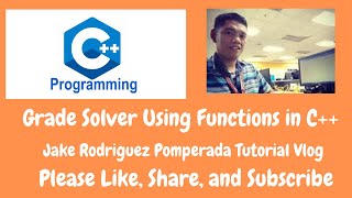 Grade Solver Using Functions in C++