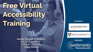 Accessibility Training Webinar Series: Accessibility for Content Creators