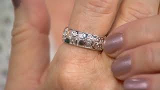 Solvar Sterling Silver History of Ireland Band Ring on QVC