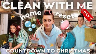 WATCH THIS IF YOU NEED TO CLEAN YOUR HOUSE. 🧼🫧  CLEAN WITH ME \u0026 HOME RESET | DAY 7 | EmmasRectangle