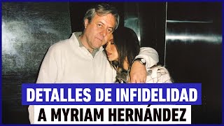 Marido de Myriam Hernández la habría engañado con una fan