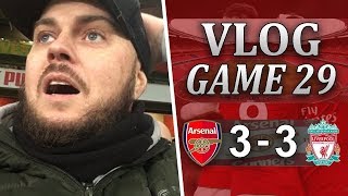 ARSENAL 3 v 3 LIVERPOOL - WHAT A CRAZY GAME - MATCHDAY VLOG