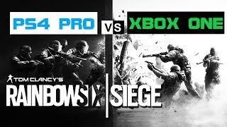 [4K] Rainbow Six Siege - PS4 Pro vs Xbox One X!