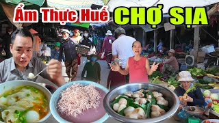 Ẩm Thực Huế CHỢ SỊA Nét Đẹp Chợ Quê Món Ngon Dân Dã-Bánh Canh Bột Xắt Kiểu Lạ.Vỏ Củ Sắn Tưởng Bỏ Đi