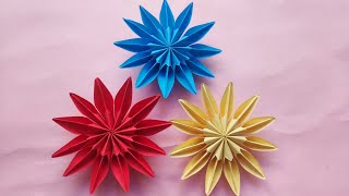 How to make a kusudama flower easy - Origami Easy TH