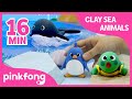 How to make Clay Sea Animals | +Compilation | Arts and Crafts | Pinkfong Craft time for Children