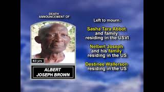 Albert Joseph Brown long