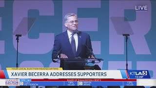 Xavier Becerra addresses supports in L.A.: 'The underdog stayed in the fight'